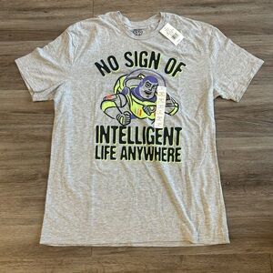 Toy Story Buzz Lightyear Graphic Tee - Gray